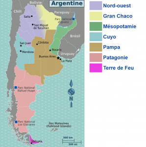 Régions d'Argentine